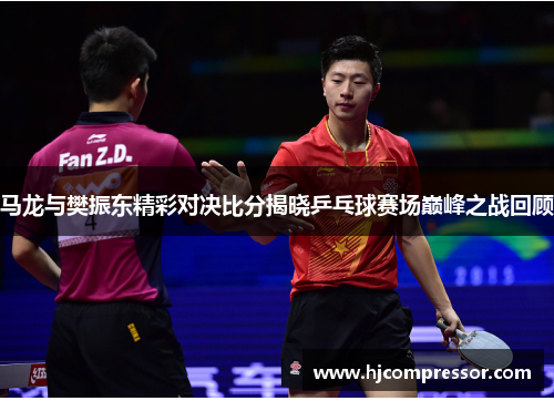 马龙与樊振东精彩对决比分揭晓乒乓球赛场巅峰之战回顾